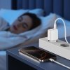 TECH-PROTECT NCA20 2-PORT NETWORK CHARGER PD 20W / QC3.0 + TYPE-C CABLE WHITE
